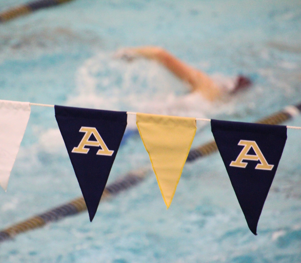 Ocasek Natatorium Pool with swimmers